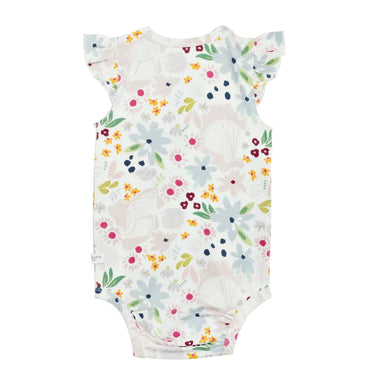 Floral Shell Bodysuit 0-24mths